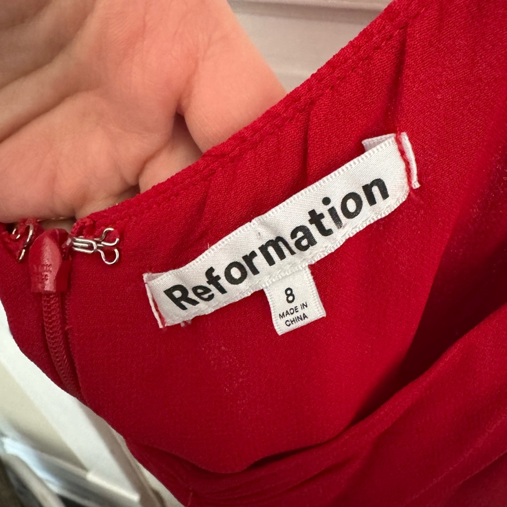 Reformation Vibrant Red Garment